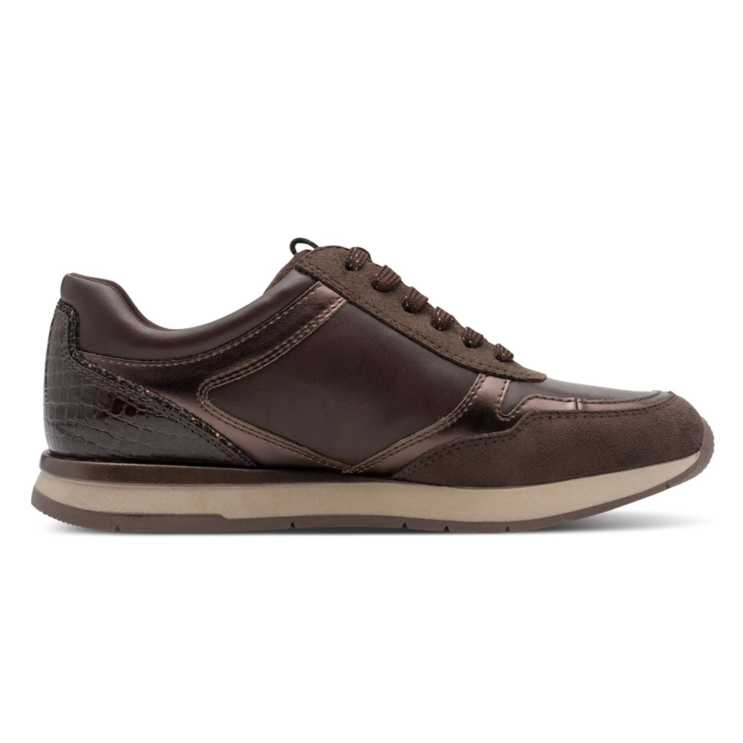 Tamaris 1-23613-46-303 Mocca Comb γυναικεία sneakers πλάγια μέσα