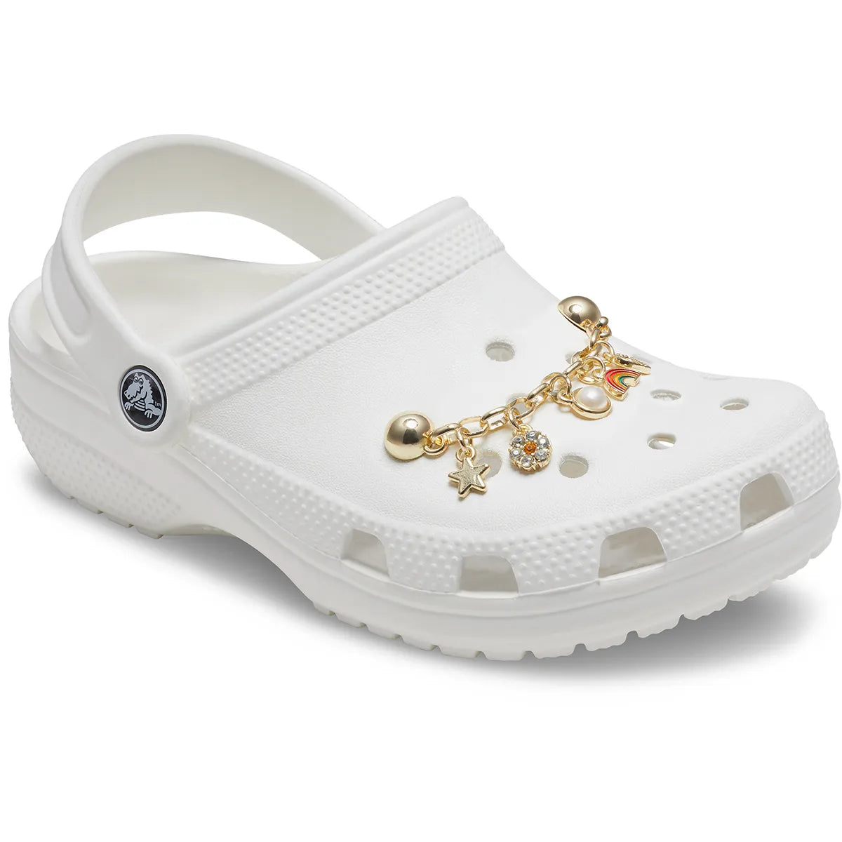 crocs jibbitz friendship bracelet chain μεταλλικό jibbitz σε clog