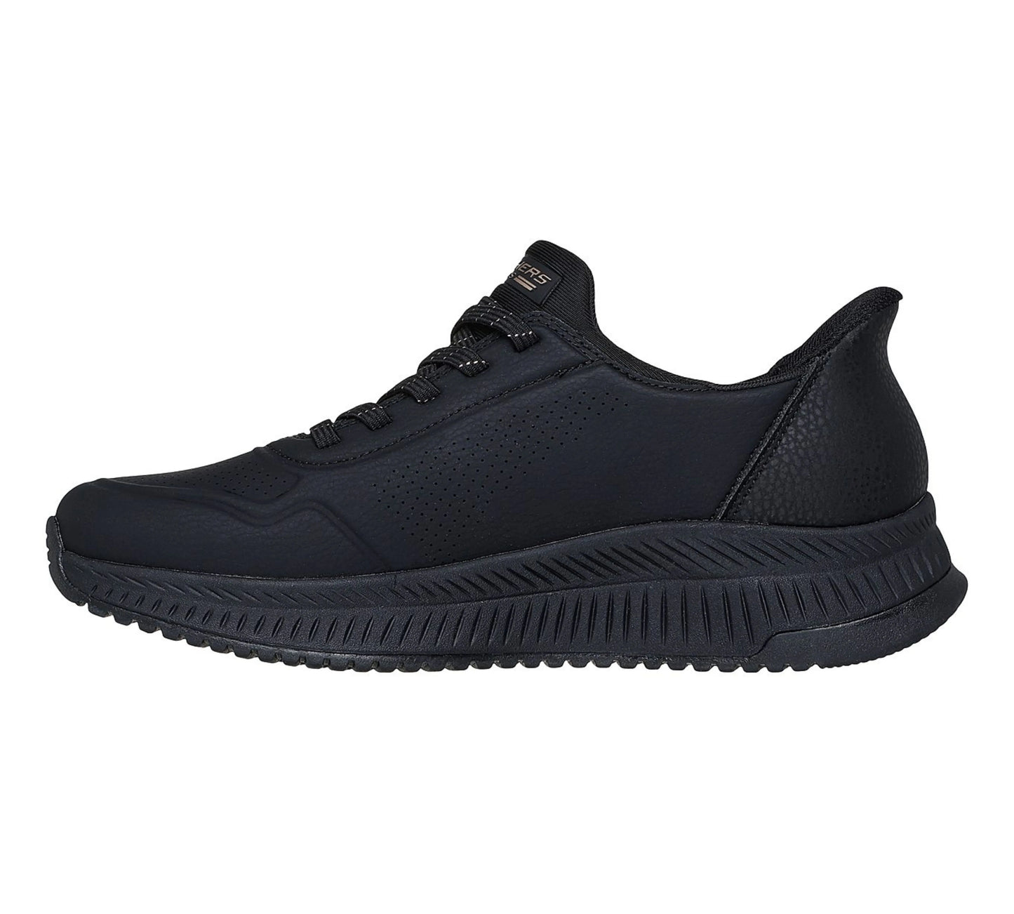 Skechers BOBS Squad 4 Key Look μαύρα sneakers, εσωτερική πλάγια όψη