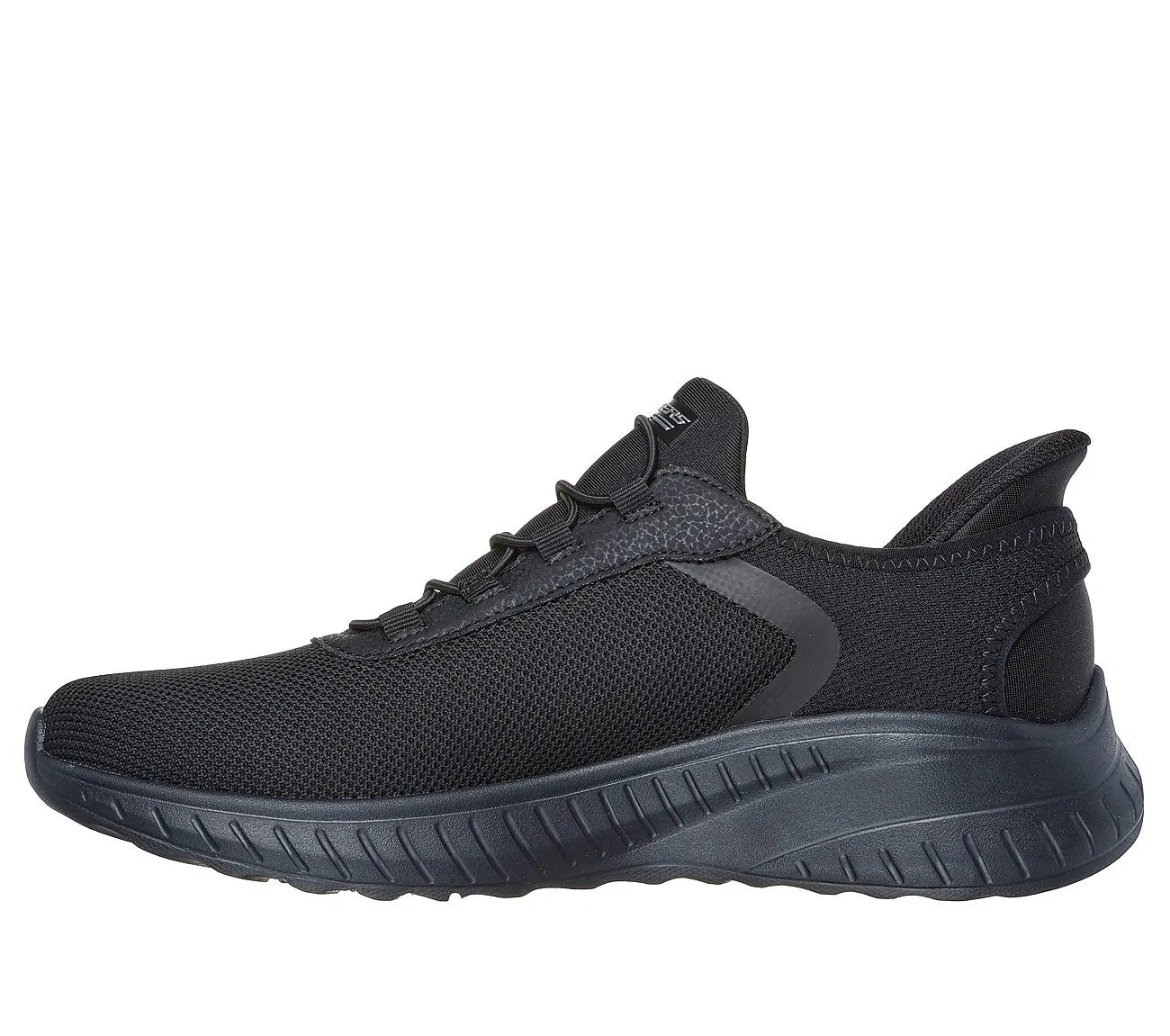 Skechers BOBS Squad Chaos Tough Talk μαύρα sneakers, εσωτερική πλάγια όψη