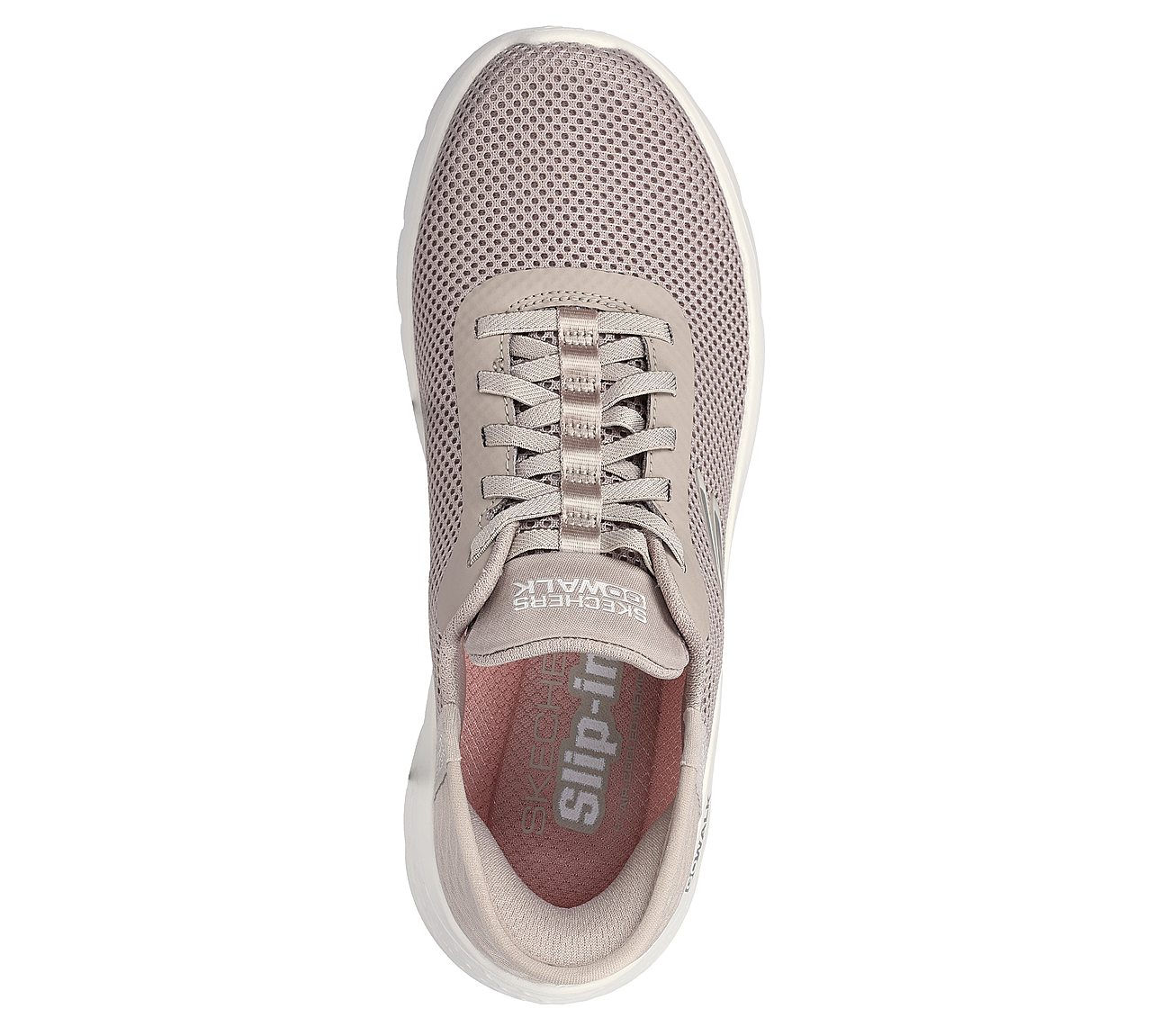 Skechers Slip-Ins Go Walk Flex - Grand Entry Γυναικείο Αθλητικό Taupe