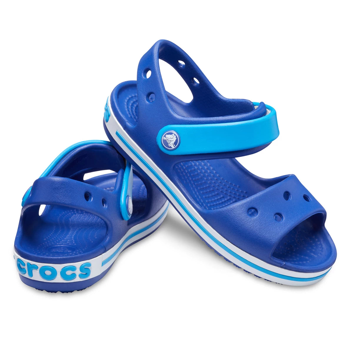 Crocs Crocband Sandal K Παιδικό Ανατομικό Σανδάλι Μπλε