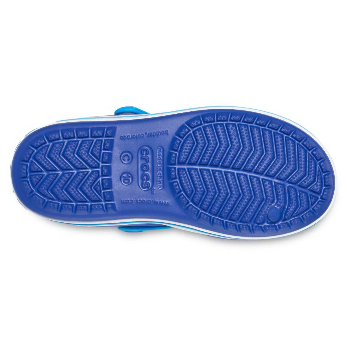 Crocs Crocband Sandal K Παιδικό Ανατομικό Σανδάλι Μπλε