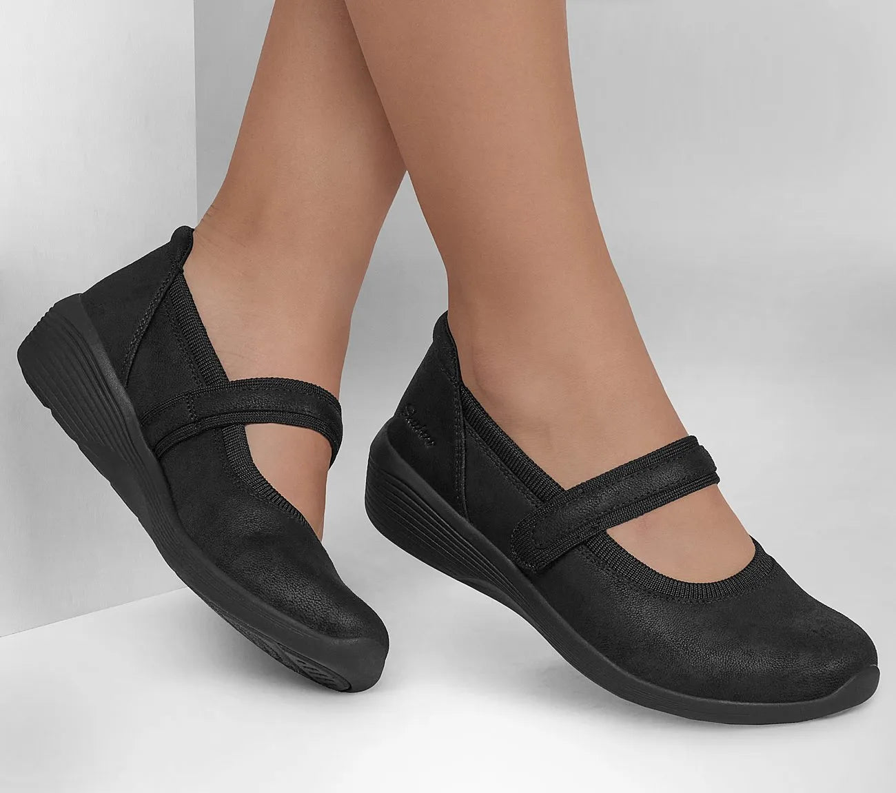 Skechers Arya - Always Rising Γυναικείο Μπαλαρινάκι Μαύρο