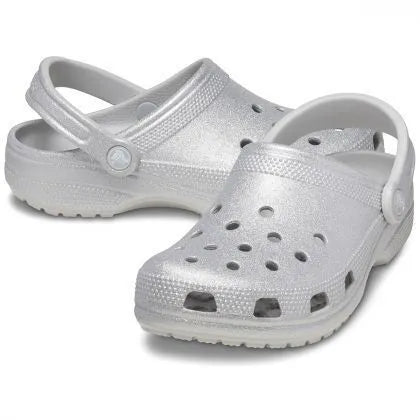 Crocs Classic Glitter Clog Γυναικείο Ανατομικό Σαμπό 0IC
