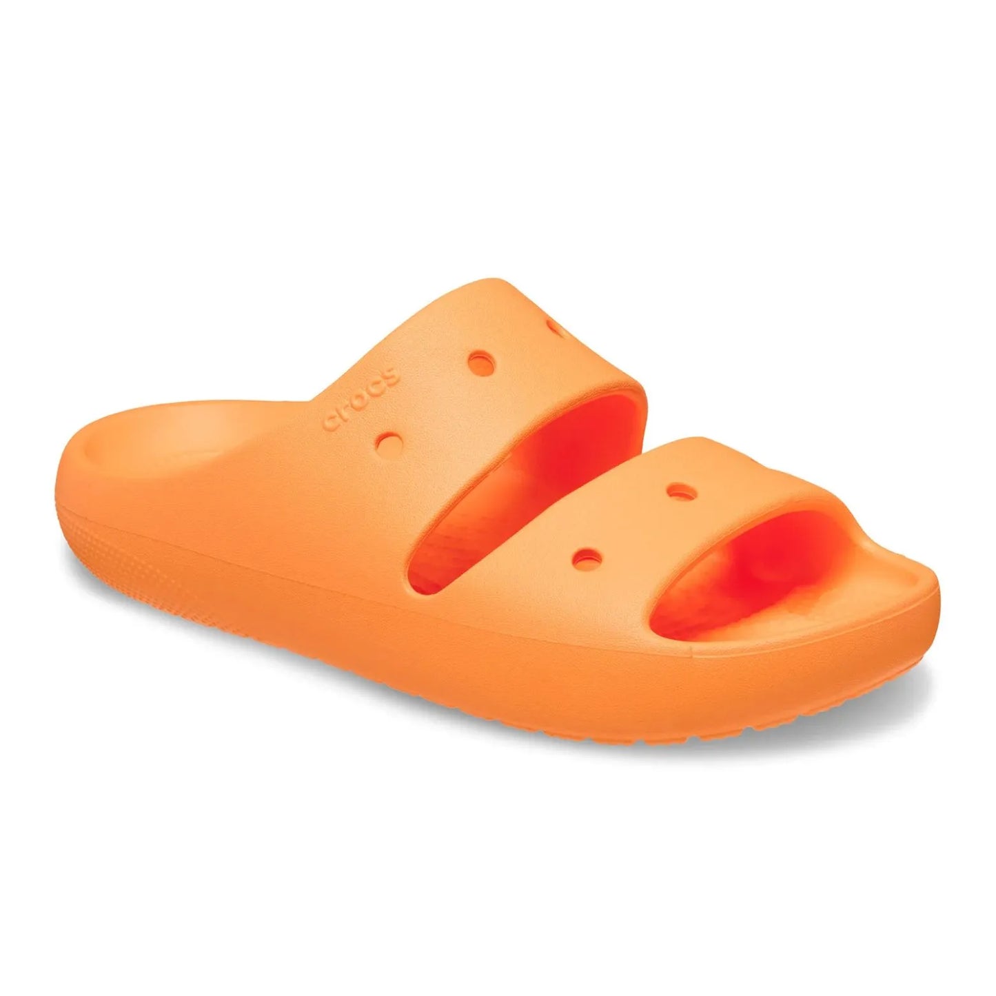 Crocs Classic Sandal v2 Unisex Ανατομική Παντόφλα Πορτοκαλί 85Q