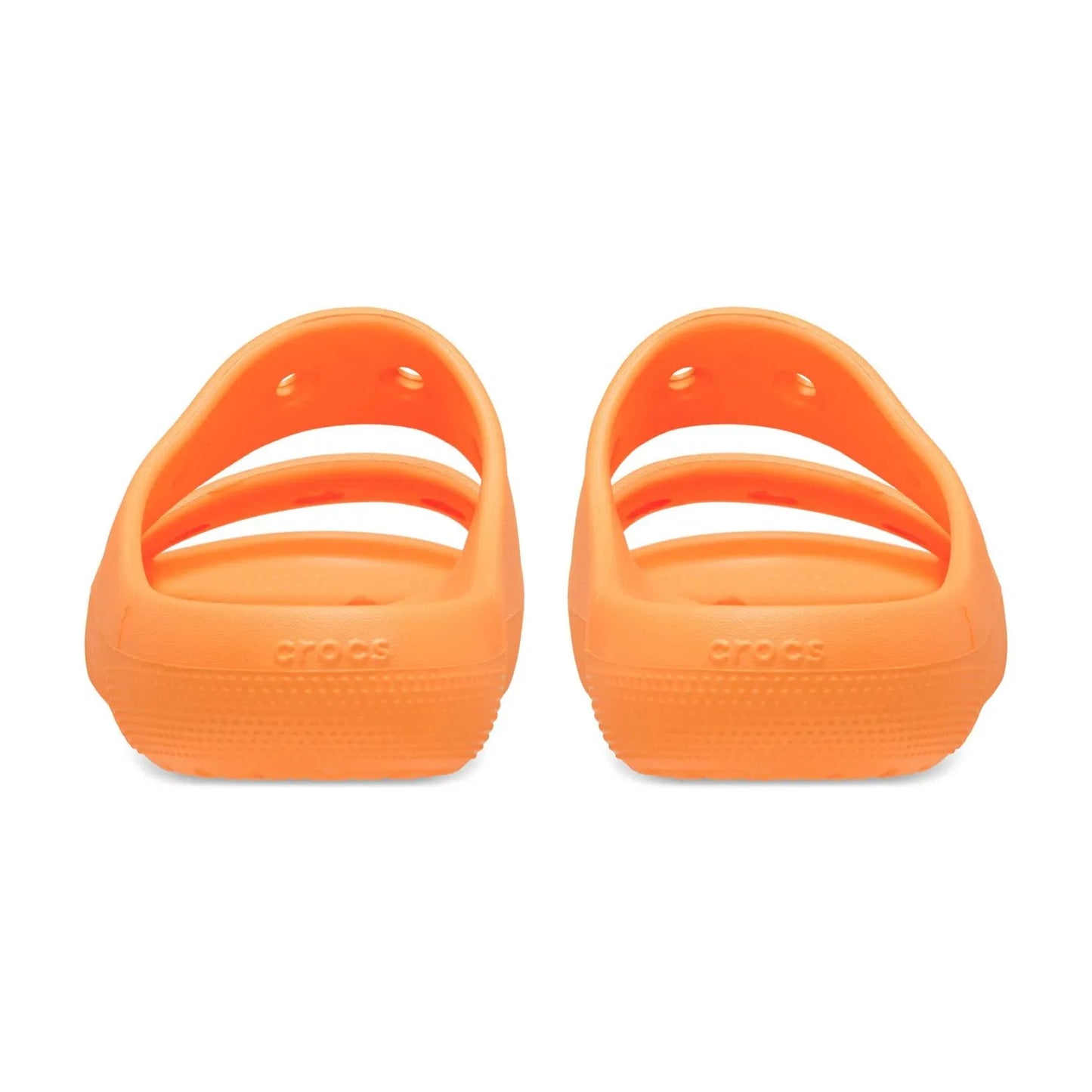 Crocs Classic Sandal v2 Unisex Ανατομική Παντόφλα Πορτοκαλί 85Q