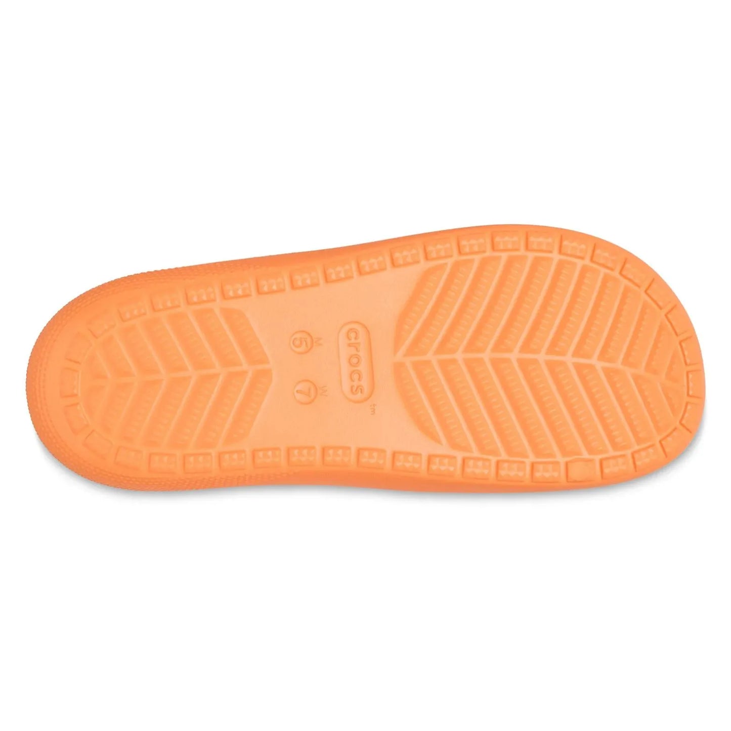 Crocs Classic Sandal v2 Unisex Ανατομική Παντόφλα Πορτοκαλί 85Q