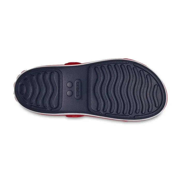 Crocs Crocband Cruiser Sandal T Παιδικό Ανατομικό Πέδιλο Navy/Varsity Red 4OT