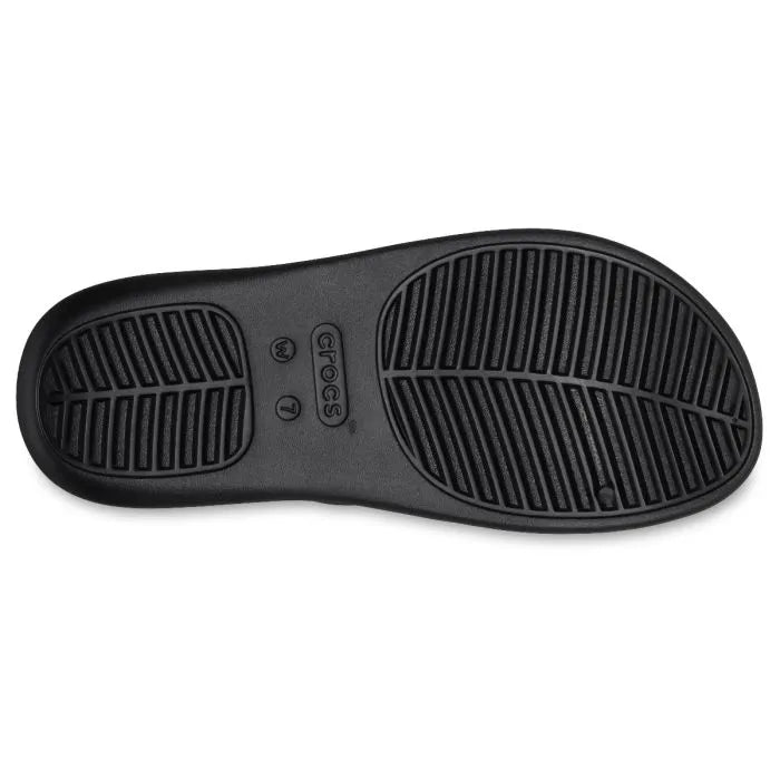 Crocs Getaway Strappy Γυναικεία Ανατομική Παντόφλα Black 001