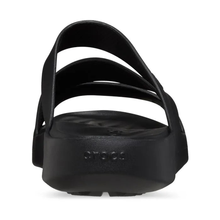 Crocs Getaway Strappy Γυναικεία Ανατομική Παντόφλα Black 001