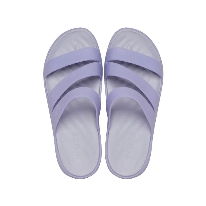 Crocs Getaway Strappy Γυναικεία Ανατομική Παντόφλα Mystic Purple 5BN
