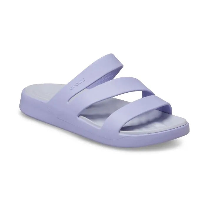 Crocs Getaway Strappy Γυναικεία Ανατομική Παντόφλα Mystic Purple 5BN
