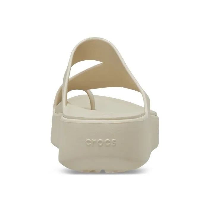 Crocs Getaway Platform Toe Loop Γυναικεία Ανατομική Πλατφόρμα Sandstone 0LH