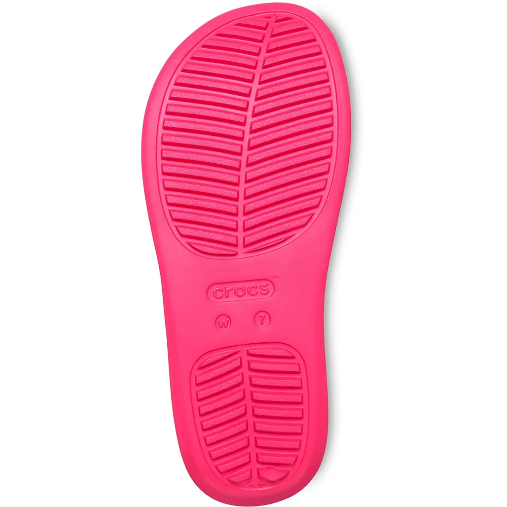 Crocs Getaway Platform Toe Loop Γυναικεία Ανατομική Πλατφόρμα DragonFruit 6ZQ
