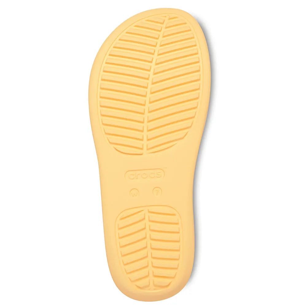 Crocs Getaway Platform Toe Loop Γυναικεία Ανατομική Πλατφόρμα Golden Hour 78Z