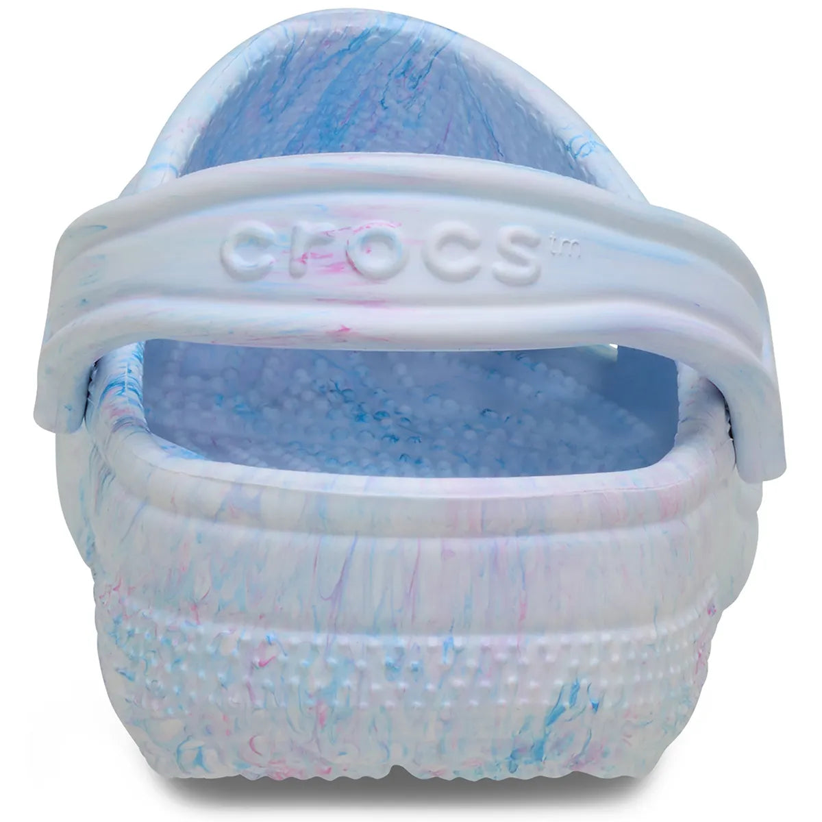 crocs classic marbled clog oxygen swirl unisex σαμπό πίσω όψη