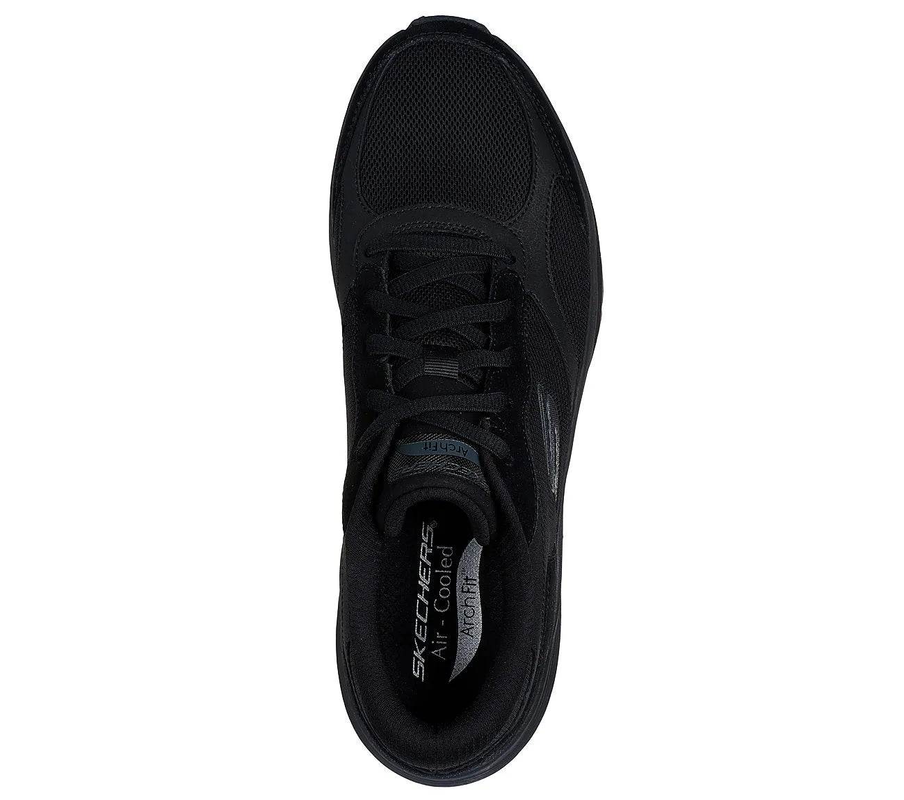Skechers Arch Fit 2.0 The Keep μαύρα sneakers, όψη από πάνω