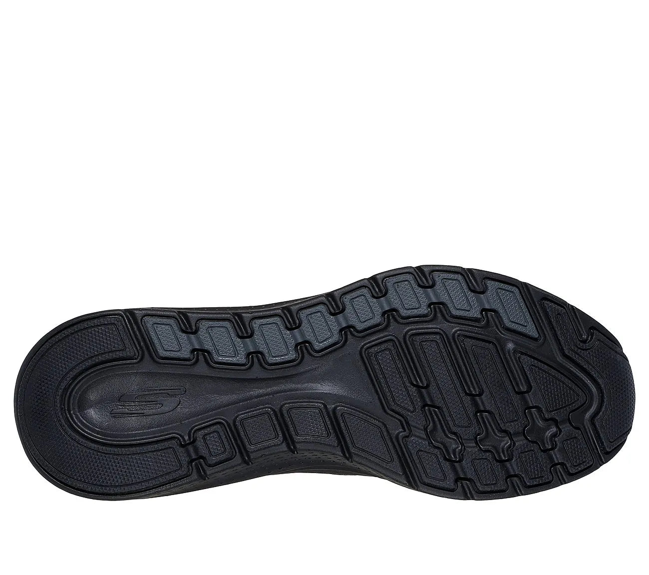 Skechers Arch Fit 2.0 The Keep μαύρα sneakers, κάτω όψη σόλας