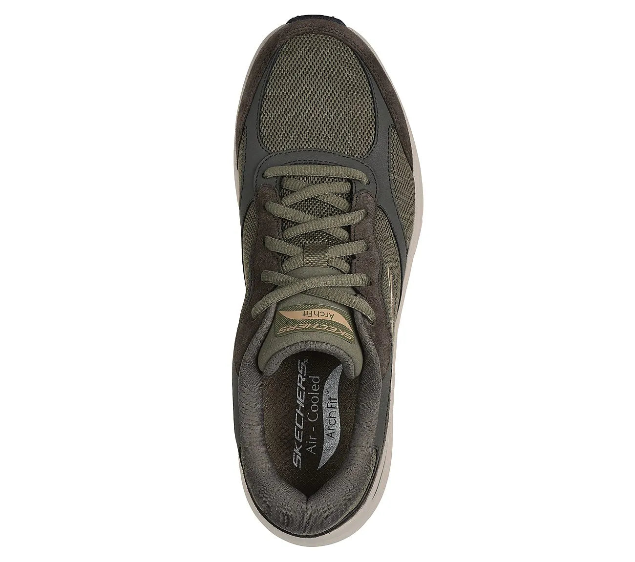 Skechers Arch Fit 2.0 The Keep olive sneakers, όψη από πάνω