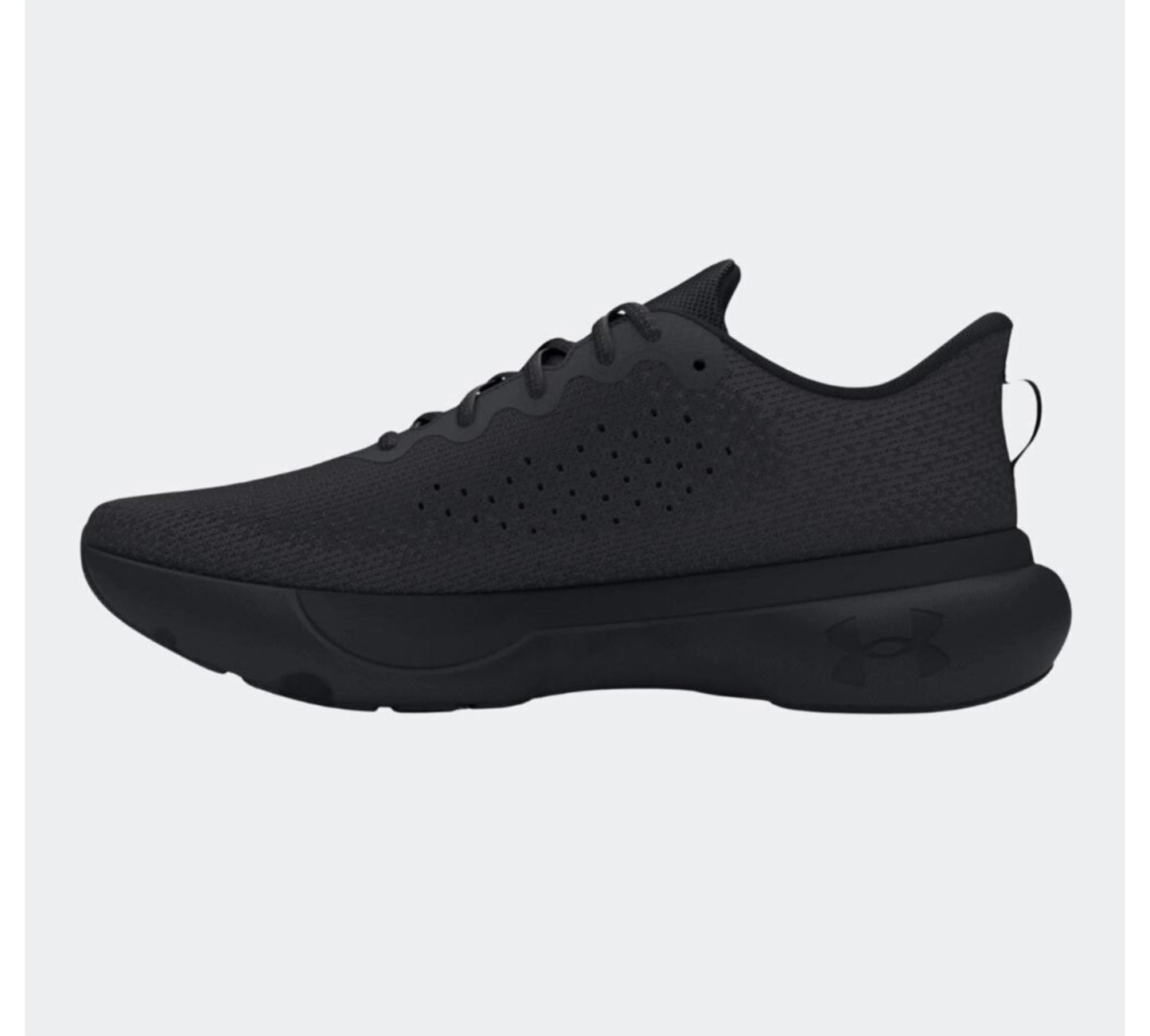 Under Armour Infinite Μαύρο – Εσωτερική όψη με διαπνέον mesh και αθλητικό σχεδιασμό για τρέξιμο