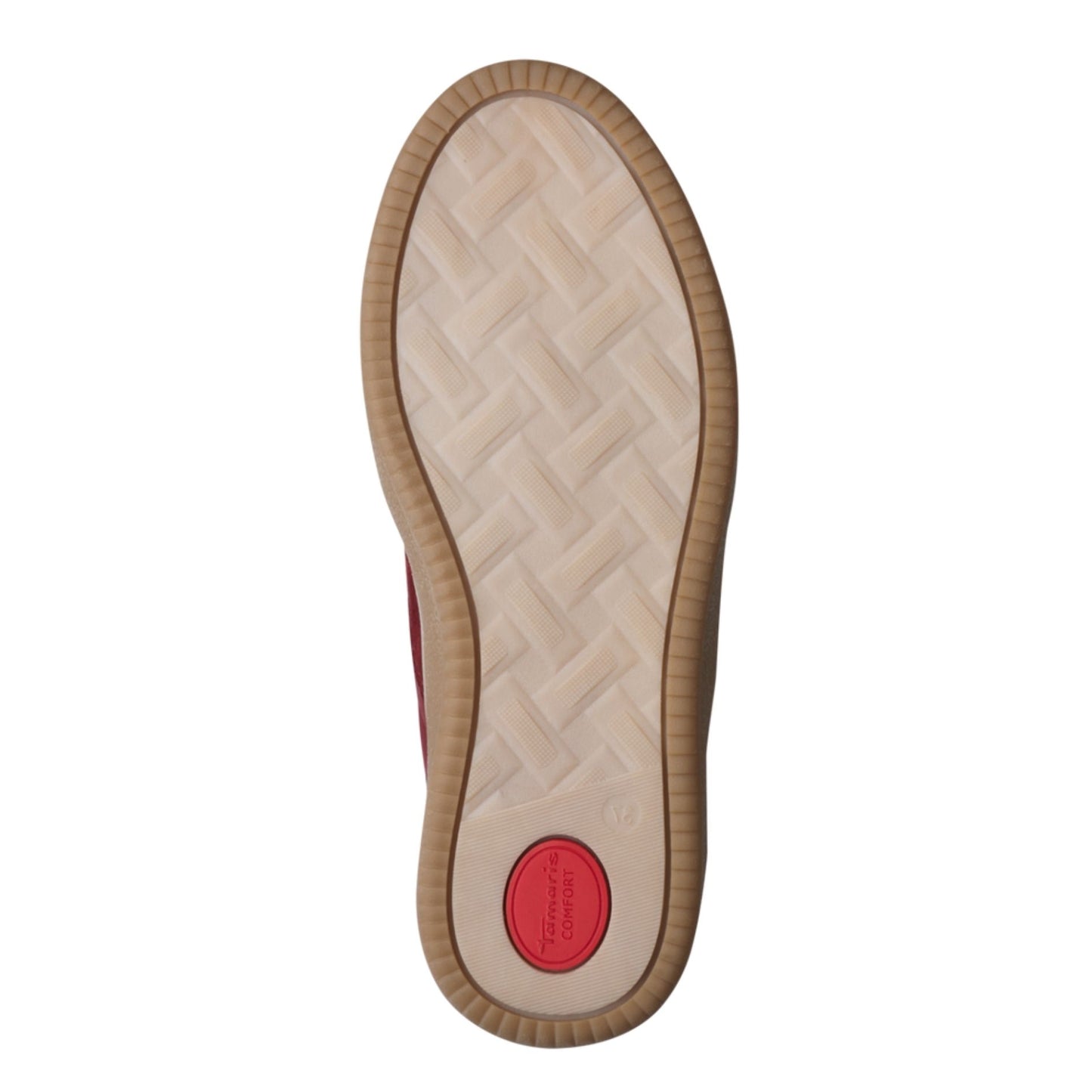 Tamaris Wide Fit 8-83708-47-535 Cranberry γυναικεία sneakers κάτω όψη σόλας