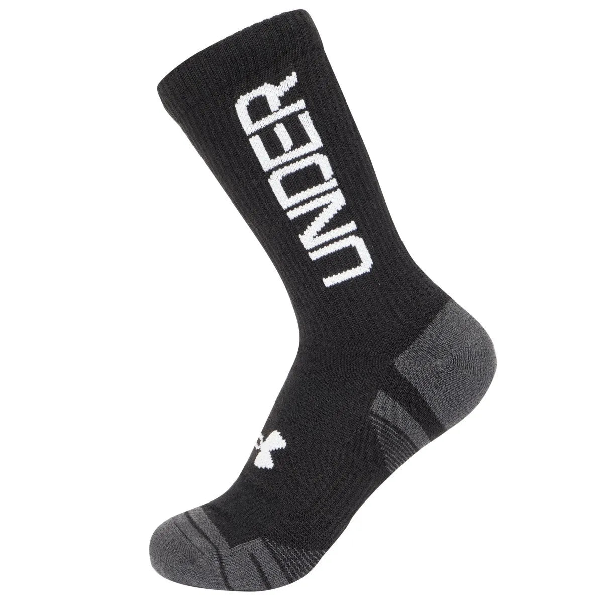 Under Armour UA Perf Tech Nov 3pk Crew Unisex Αθλητική Κάλτσα Μαύρη