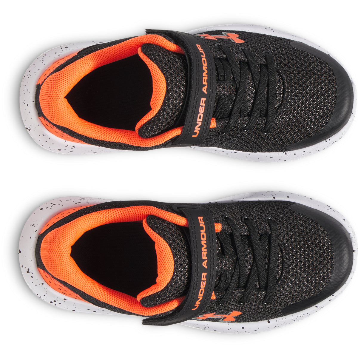Under Armour BPS Surge 4 AC Παιδικό Αθλητικό Μαύρο Κόκκινο