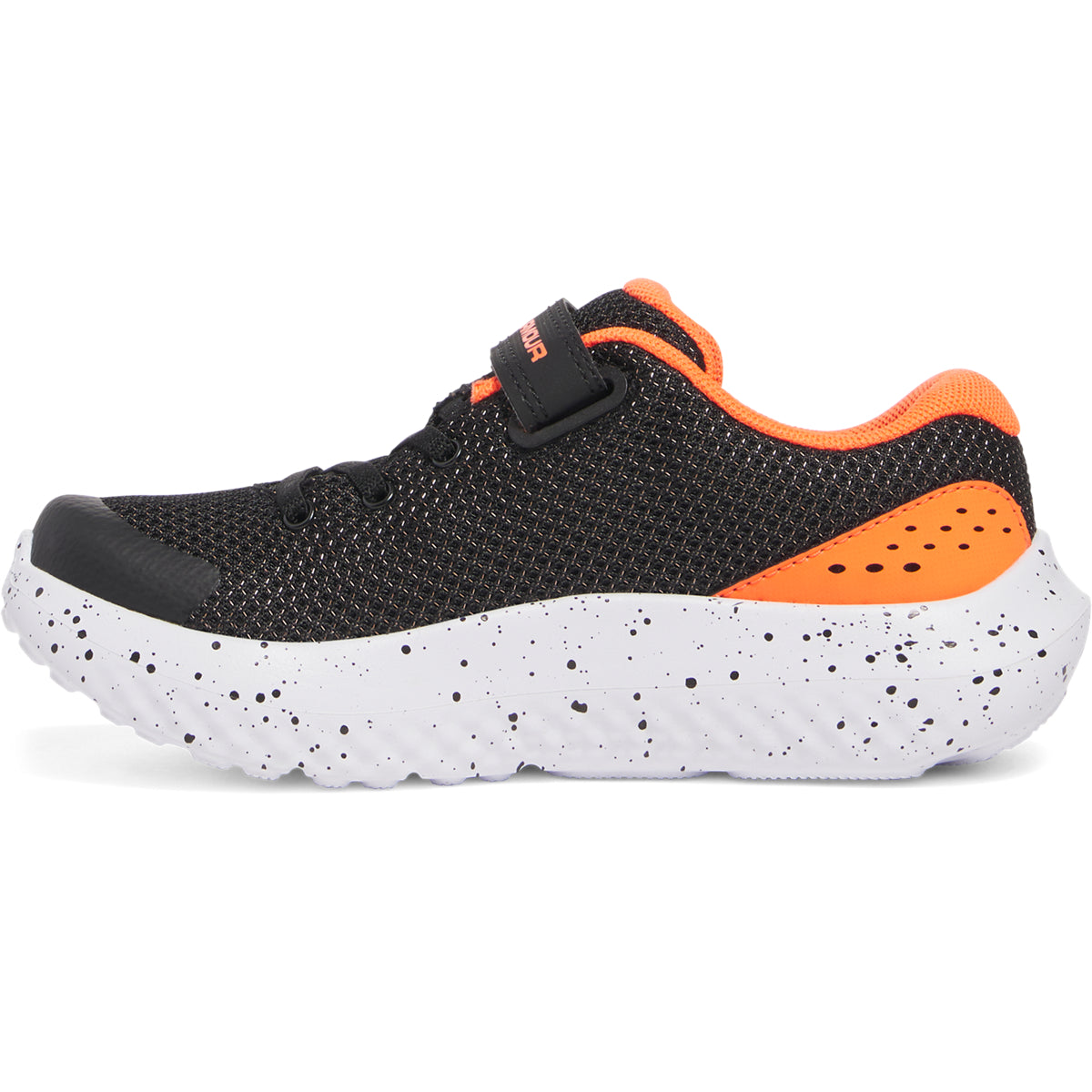 Under Armour BPS Surge 4 AC Παιδικό Αθλητικό Μαύρο Κόκκινο