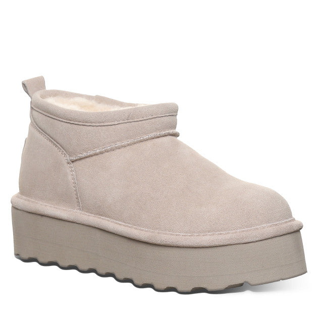 Bearpaw Retro Super Shorty Γυναικείο Μποτάκι με Μαλλί Προβάτου σε Μπεζ