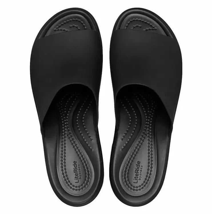 Crocs Brooklyn Slide Heel Γυναικείο Τακούνι Μαύρο 060