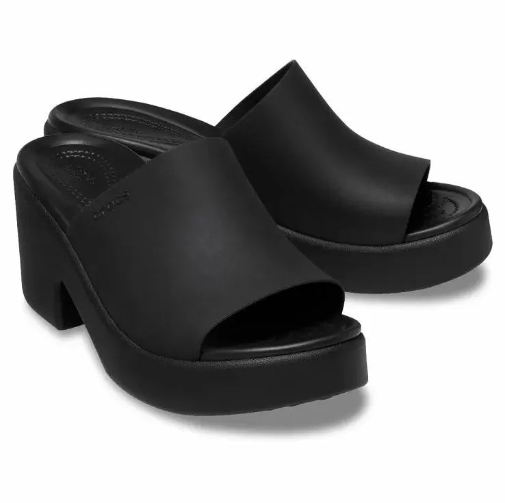 Crocs Brooklyn Slide Heel Γυναικείο Τακούνι Μαύρο 060