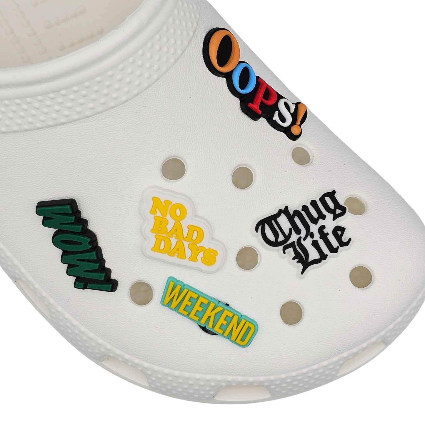 Αξεσουάρ Διακοσμητικά για Crocs Φράσεις - No Bad Days