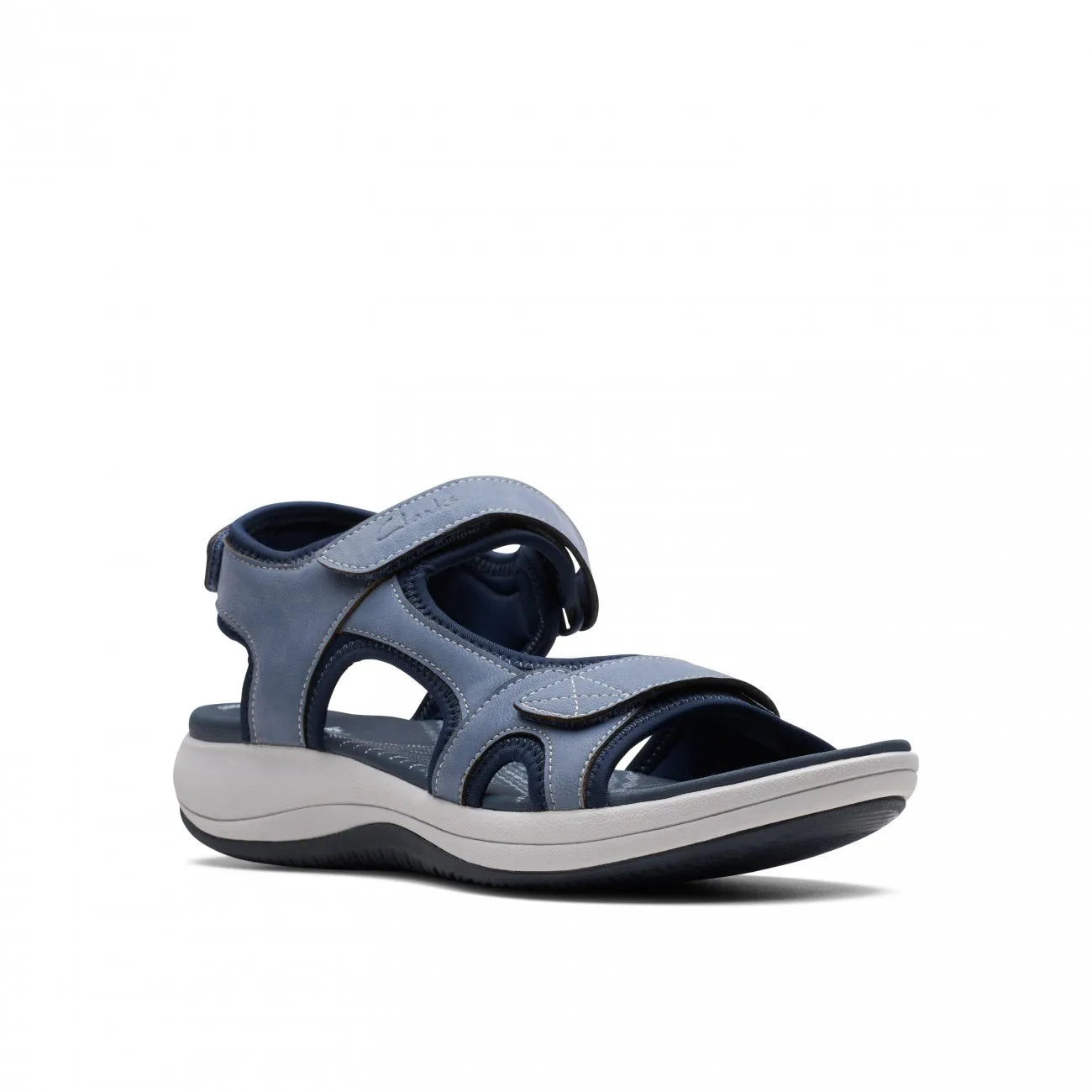 Clarks Mira Bay - Γυναικείο Ανατομικό Σανδάλι Denim Blue