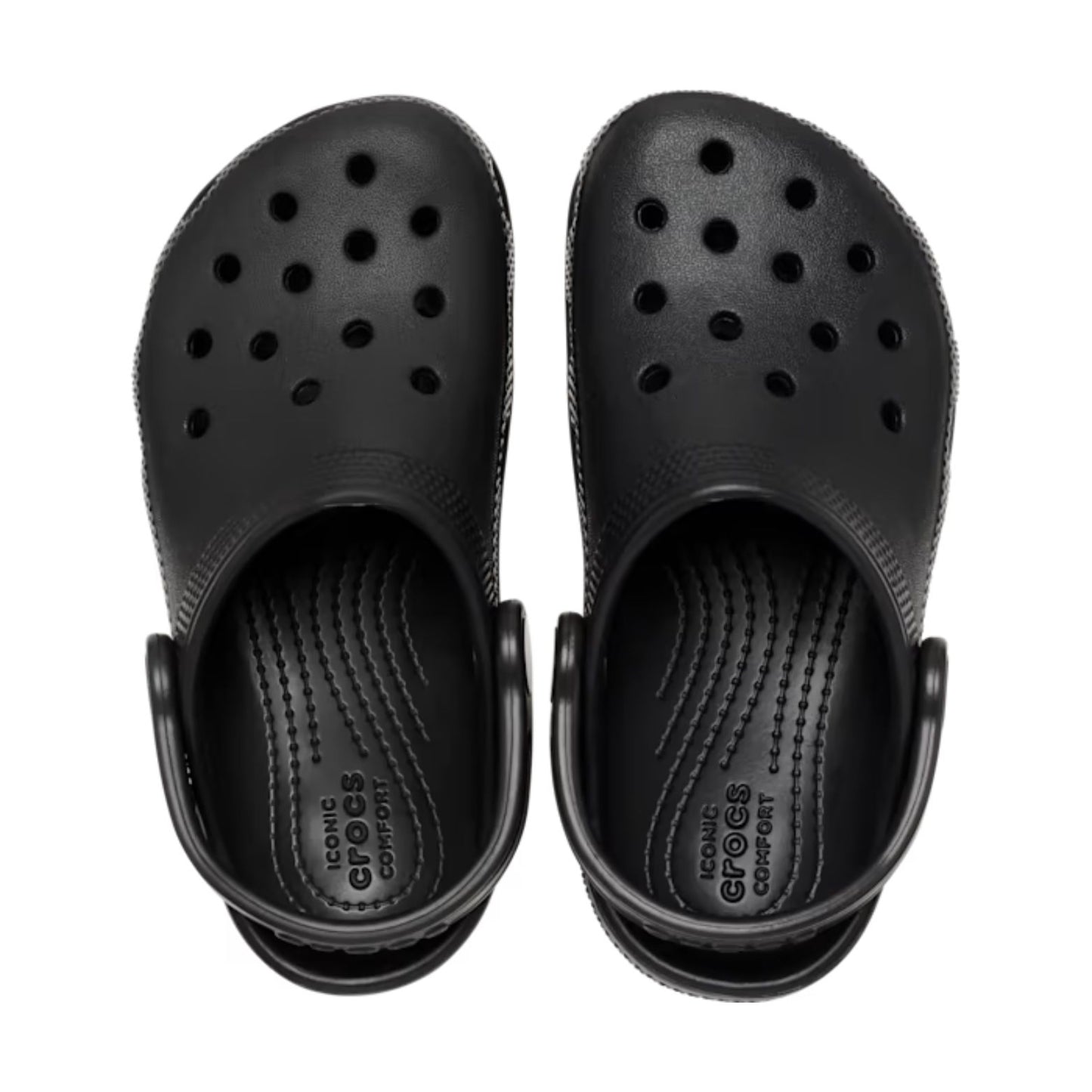 Crocs Classic Clog K Ανατομικό Παιδικό Σαμπό Μαύρο 001