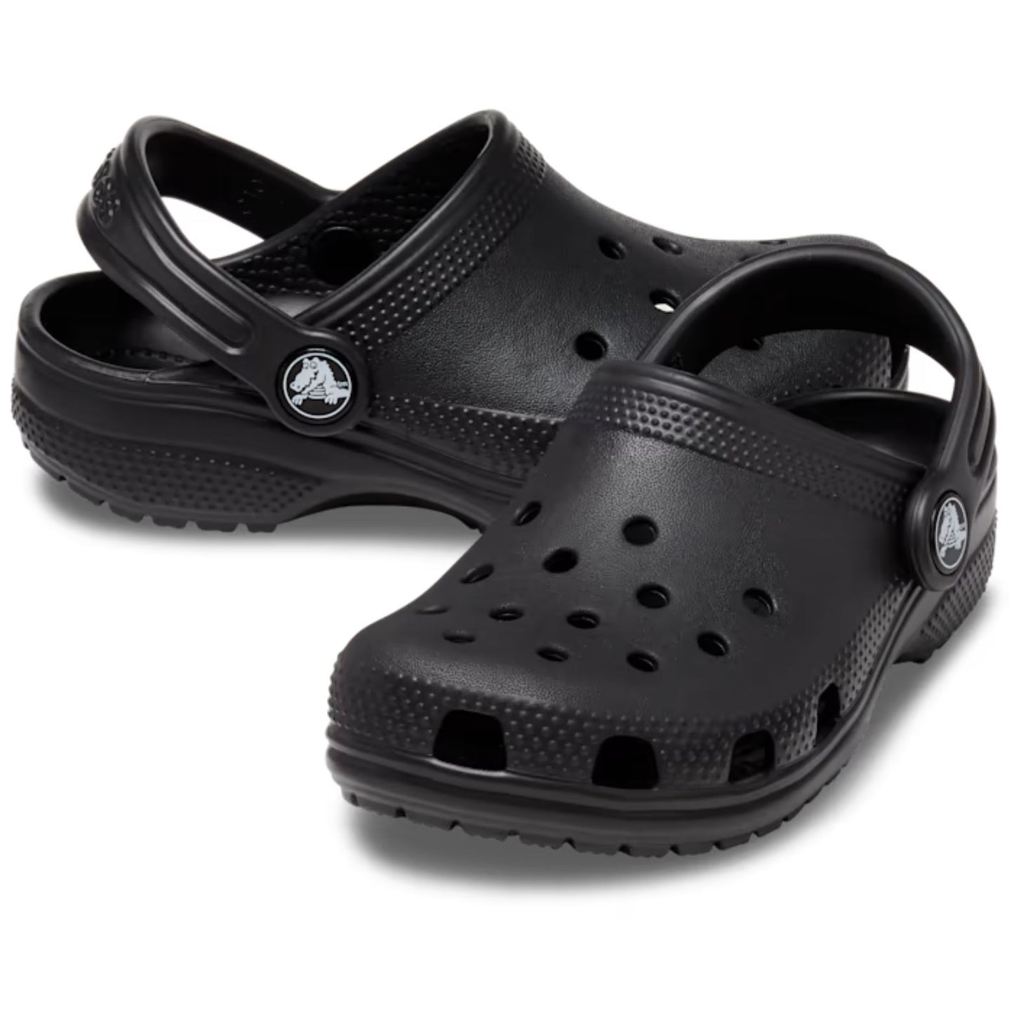 Crocs Classic Clog K Ανατομικό Παιδικό Σαμπό Μαύρο 001