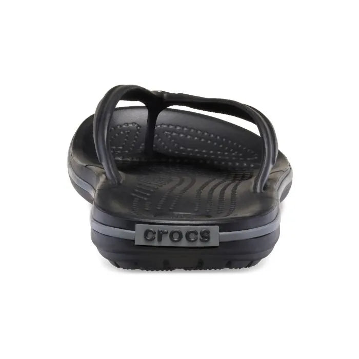 Crocs Crocband Flip Unisex Ανατομική Σαγιονάρα Black/Slate Gray