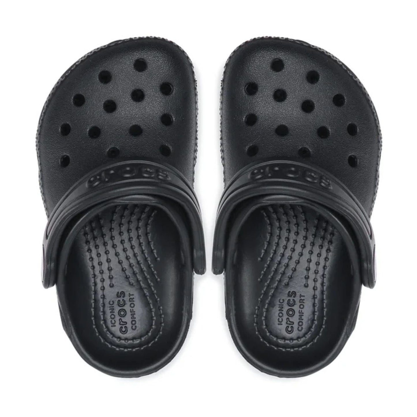Crocs Classic Clog T Ανατομικό Παιδικό Σαμπό Black 001