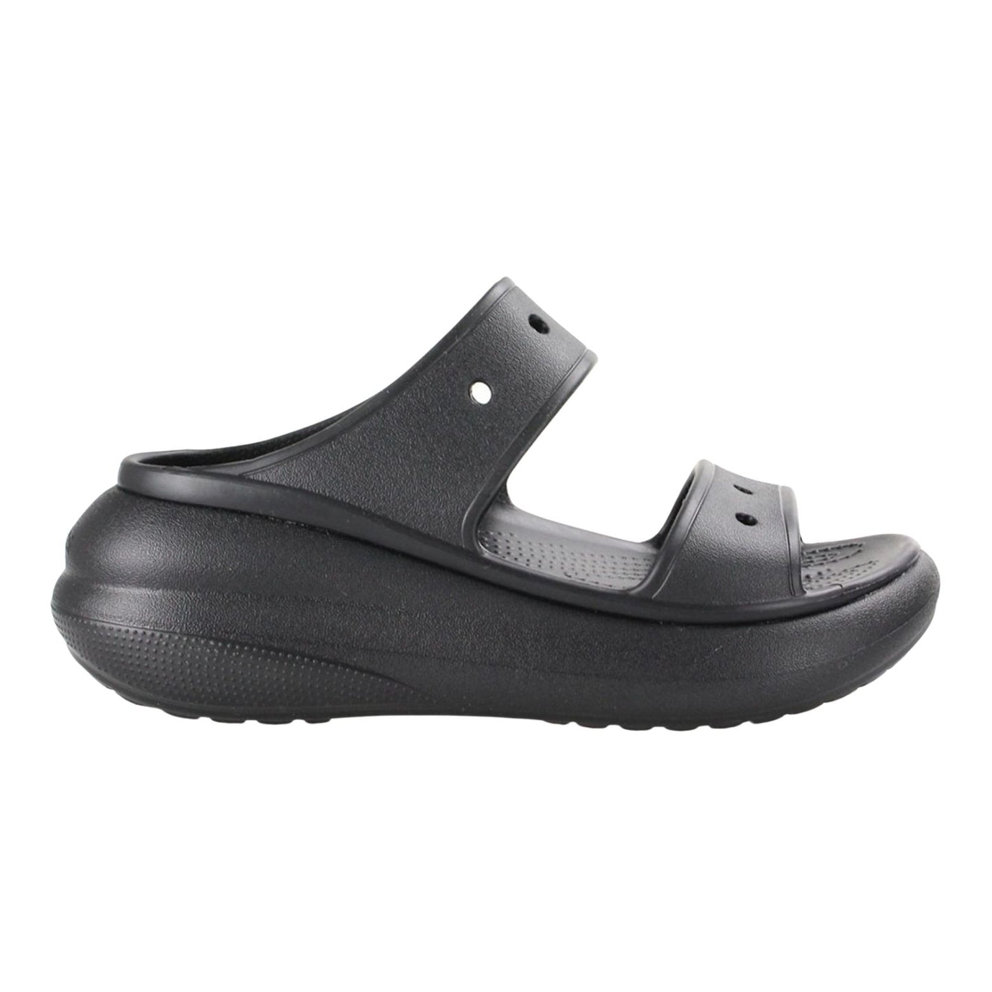 Crocs Crush Sandal Γυναικεία Ανατομική Πλατφόρμα Black 001