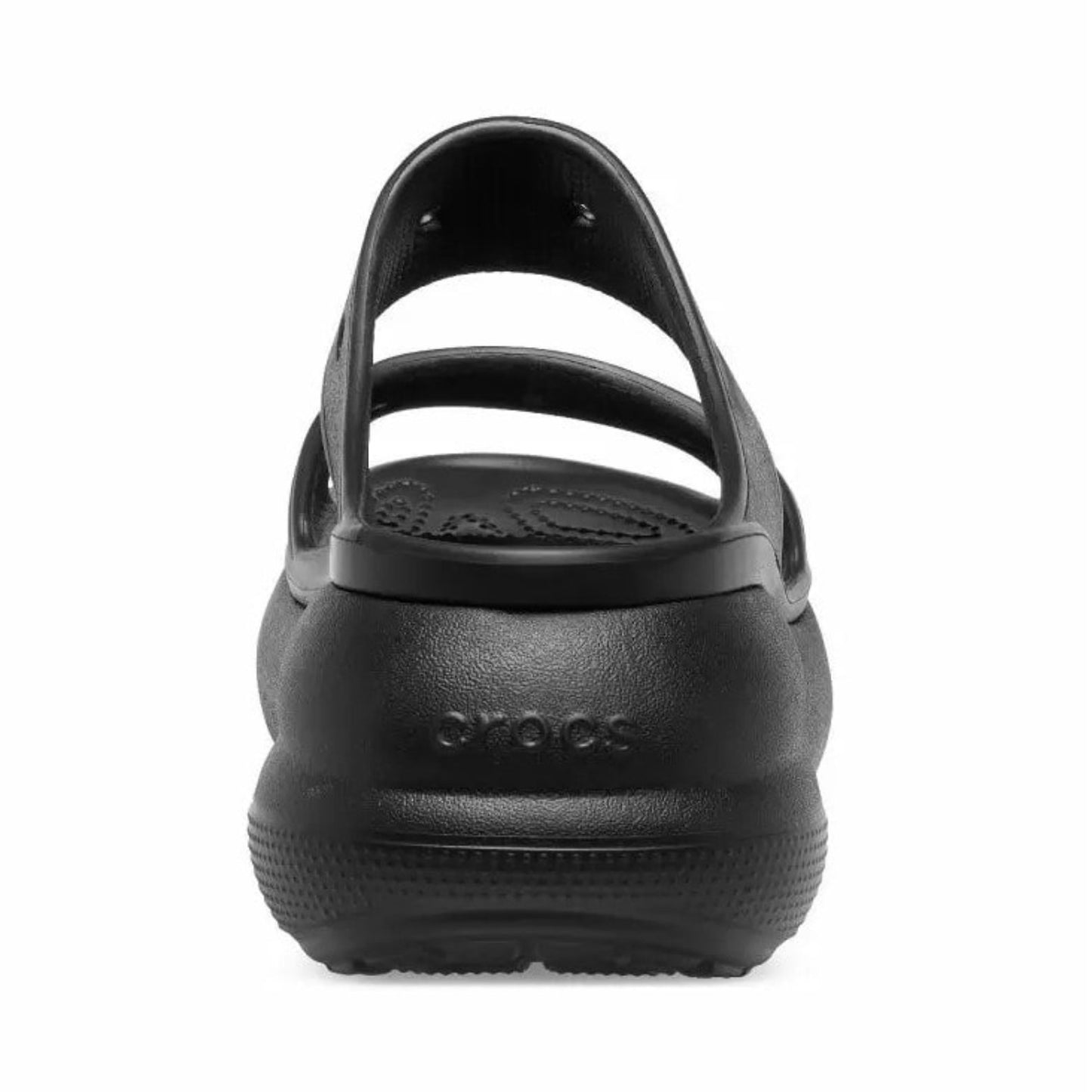 Crocs Crush Sandal Γυναικεία Ανατομική Πλατφόρμα Black 001