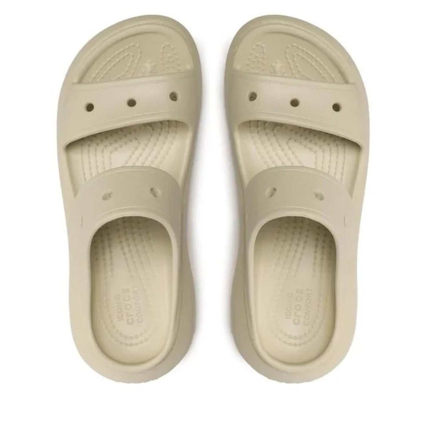 Crocs Crush Sandal Γυναικεία Πλατφόρμα Bone 2Y2