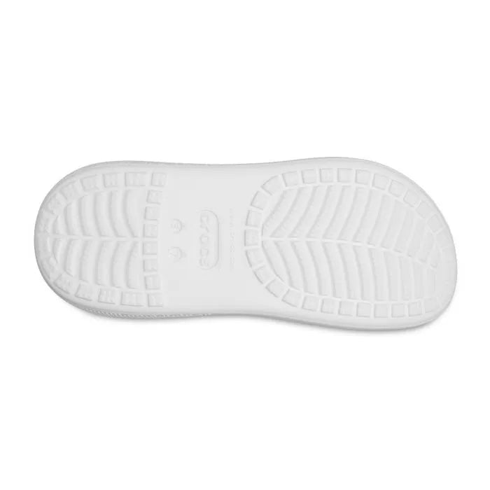 Crocs Crush Clog Ανατομική Γυναικεία Πλατφόρμα White 100