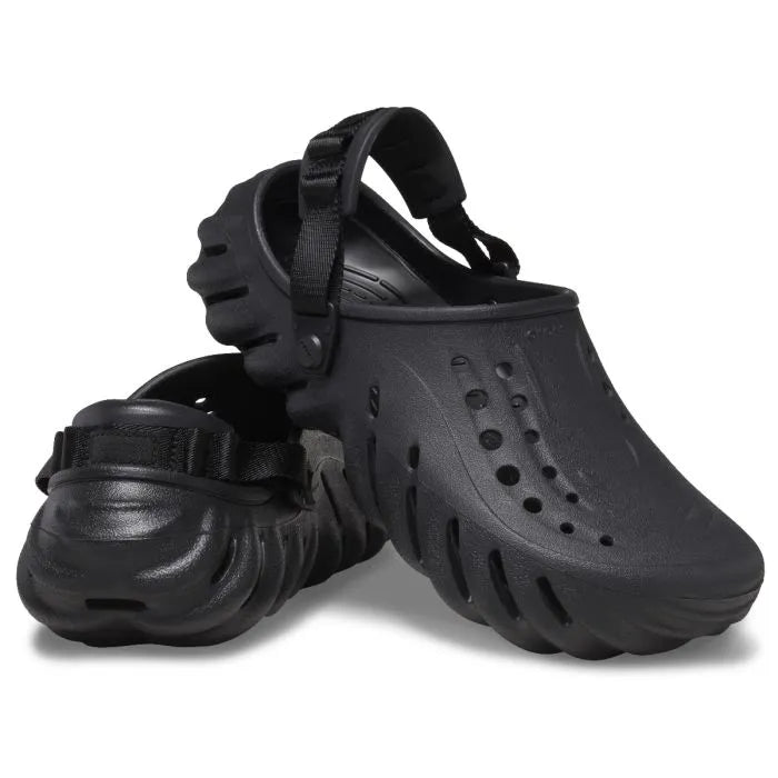 Crocs Echo Clog Ανδρικό Ανατομικό Σαμπό Black 001
