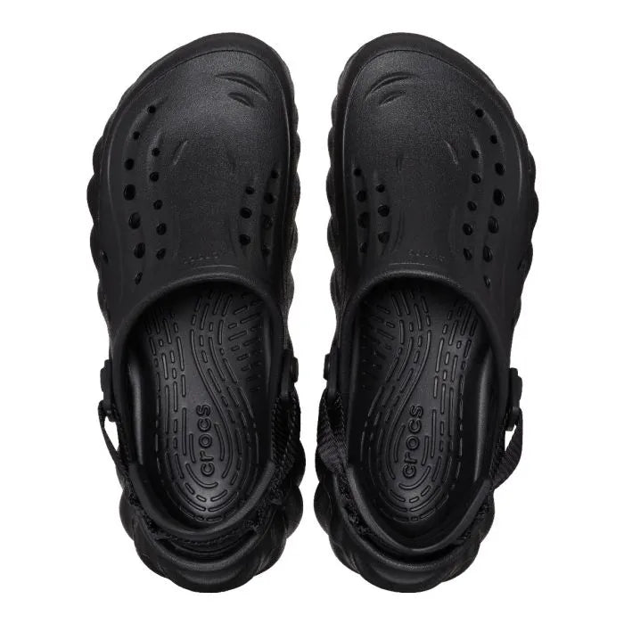 Crocs Echo Clog Ανδρικό Ανατομικό Σαμπό Black 001