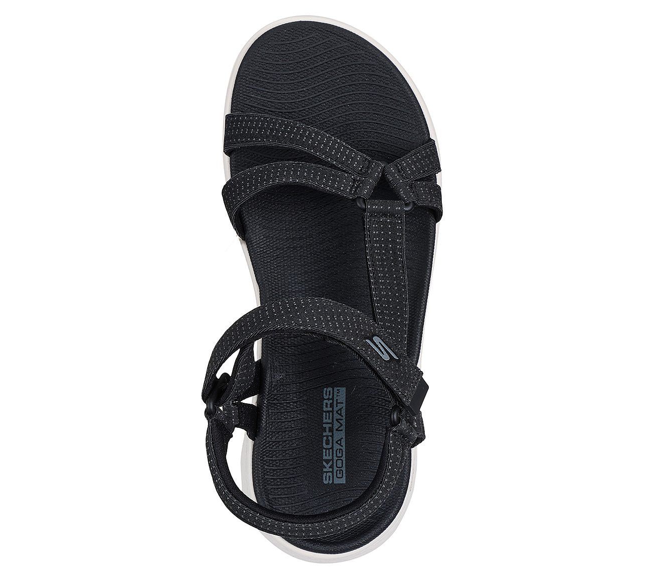 Skechers Go Walk Flex Sandal - Sublime Γυναικείο Αθλητικό Σανδάλι μαύρο
