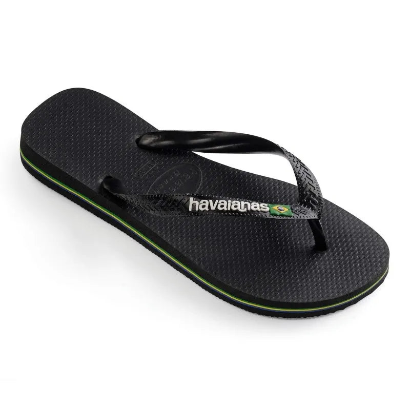Hawaianas Brasil Logo Ανδρική Σαγιονάρα 4110850-1069 Μαύρο