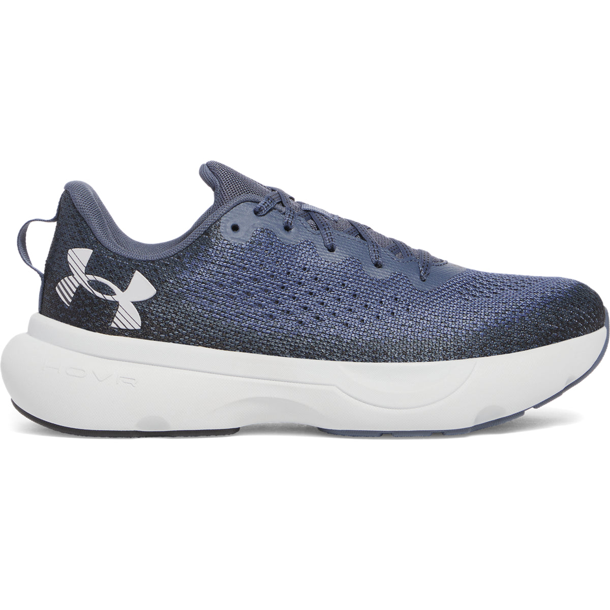 Under Armour Infinite – ανδρικό αθλητικό παπούτσι σε μπλε χρώμα, πλευρική όψη
