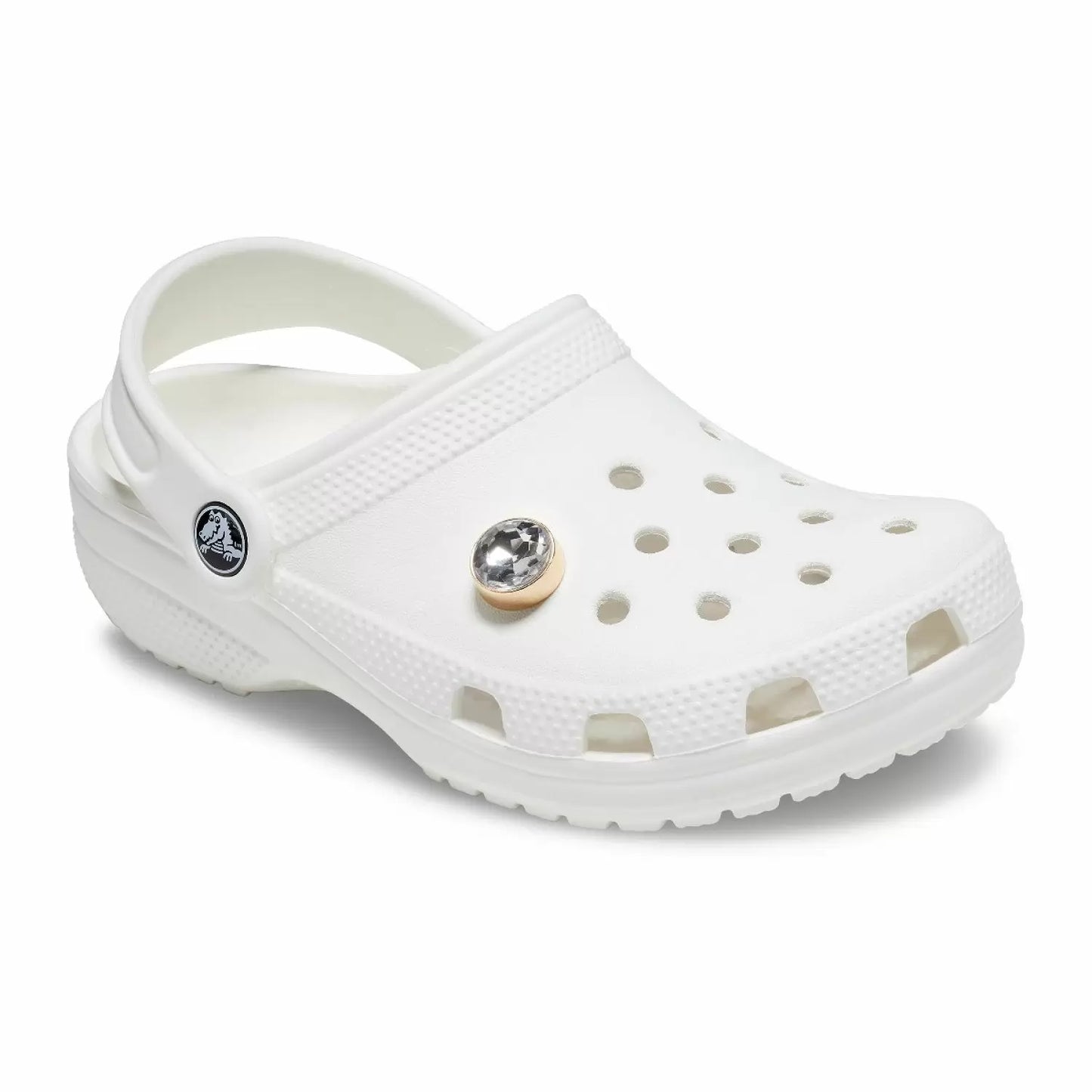 JIBBITZ™ Clear Circle Gem Μεταλλικό Διακοσμητικό για Crocs