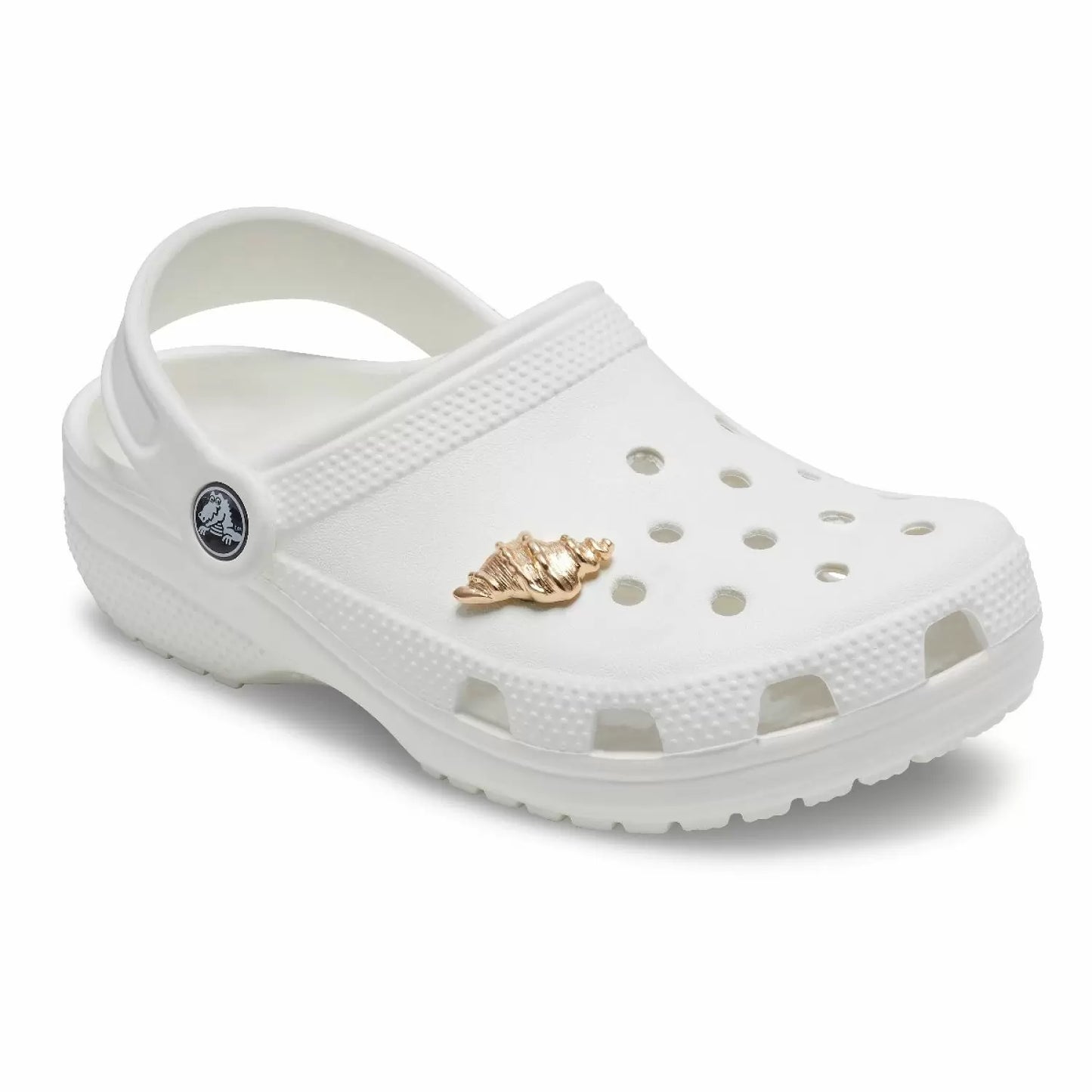 JIBBITZ™ Gold Sea Shell Μεταλλικό Διακοσμητικό για Crocs