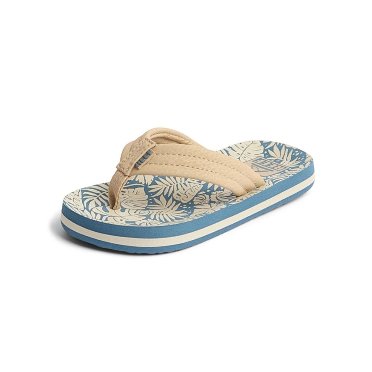 Reef Kids Ahi Παιδικές Σαγιονάρες - Blue Tan Palm